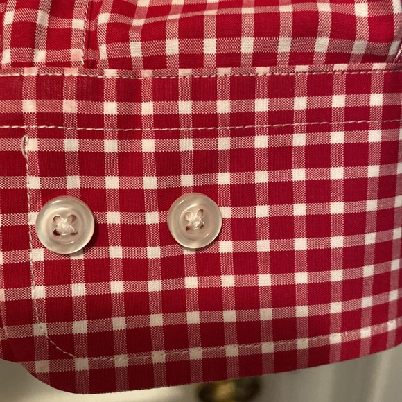 Jos A Bank Red & White Button Down Collar Shirt - Picture 5 of 6